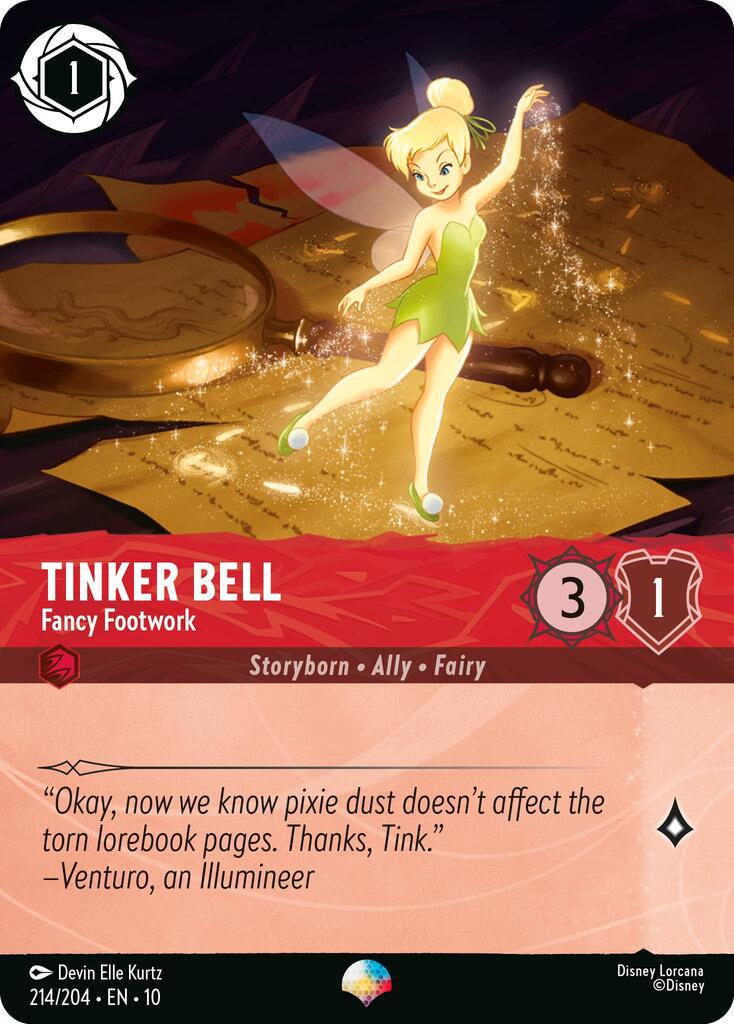 Image of Tinker Bell - Fancy Footwork (Epic) (214/204) [Whispers in the Well]