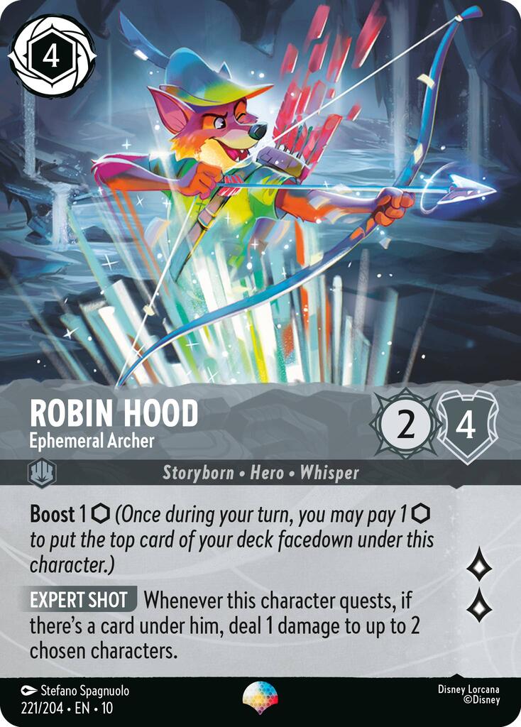 Image of Robin Hood - Ephemeral Archer (Epic) (221/204) [Whispers in the Well]