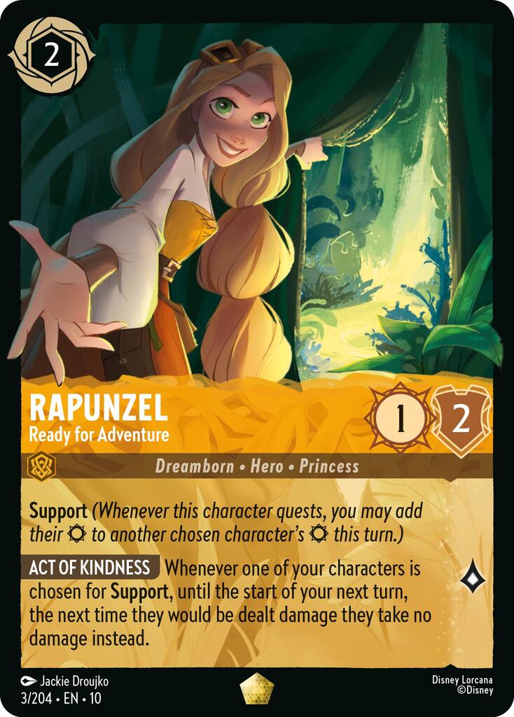 Image of Rapunzel - Ready for Adventure (3/204) [Whispers in the Well]