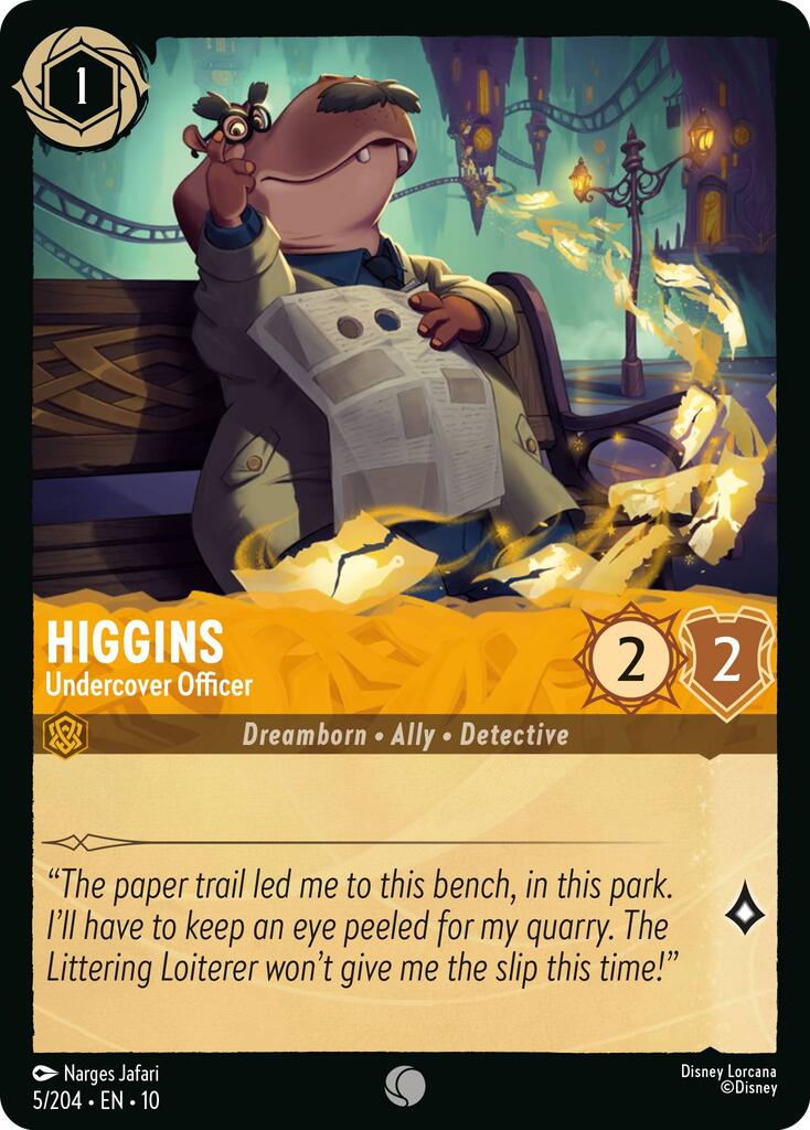 Image of Higgins - Undercover Officer (5/204) [Whispers in the Well]