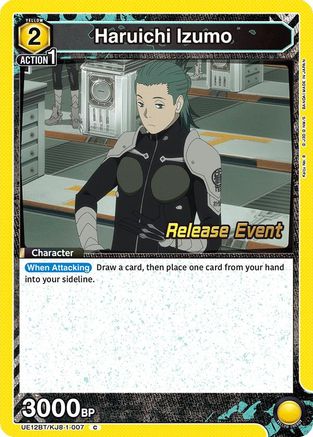 Image of Haruichi Izumo (007) (UE12BT/KJ8-1-007) - UE12BT Kaiju No 8 Release Event Cards