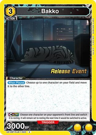 Image of Bakko (022) (UE12BT/KJ8-1-022) - UE12BT Kaiju No 8 Release Event Cards