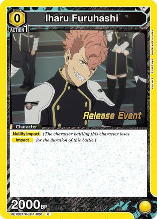 Image of Iharu Furuhashi (026) (UE12BT/KJ8-1-026) - UE12BT Kaiju No 8 Release Event Cards