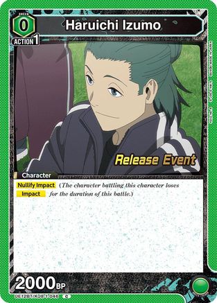 Image of Haruichi Izumo (046) (UE12BT/KJ8-1-046) - UE12BT Kaiju No 8 Release Event Cards