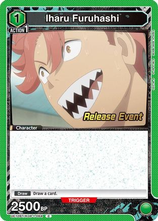 Image of Iharu Furuhashi (064) (UE12BT/KJ8-1-064) - UE12BT Kaiju No 8 Release Event Cards