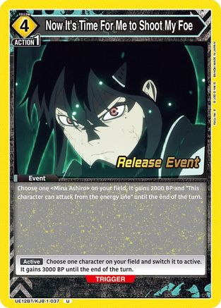 Image of Now It's Time For Me to Shoot My Foe (UE12BT/KJ8-1-037) - UE12BT Kaiju No 8 Release Event Cards