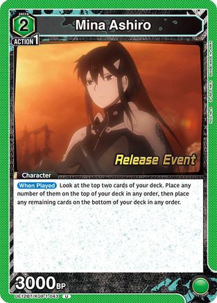 Image of Mina Ashiro (043) (UE12BT/KJ8-1-043) - UE12BT Kaiju No 8 Release Event Cards