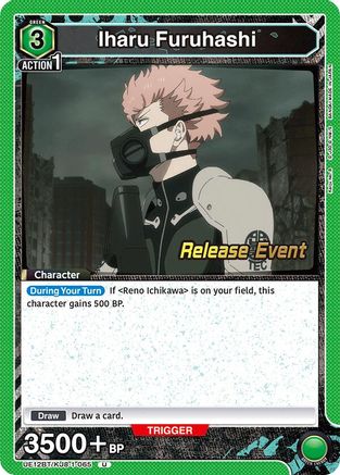 Image of Iharu Furuhashi (065) (UE12BT/KJ8-1-065) - UE12BT Kaiju No 8 Release Event Cards