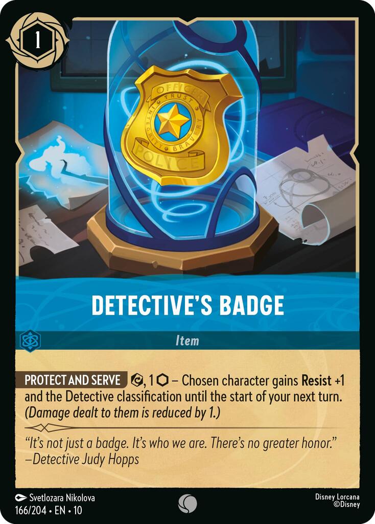 Image of Detective's Badge (166/204) [Whispers in the Well]