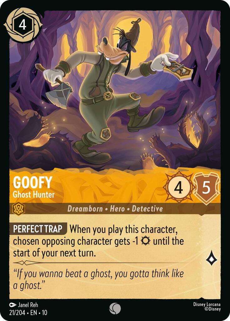 Image of Goofy - Ghost Hunter (21/204) [Whispers in the Well]