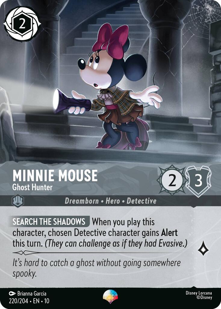 Image of Minnie Mouse - Ghost Hunter (Epic) (220/204) [Whispers in the Well]