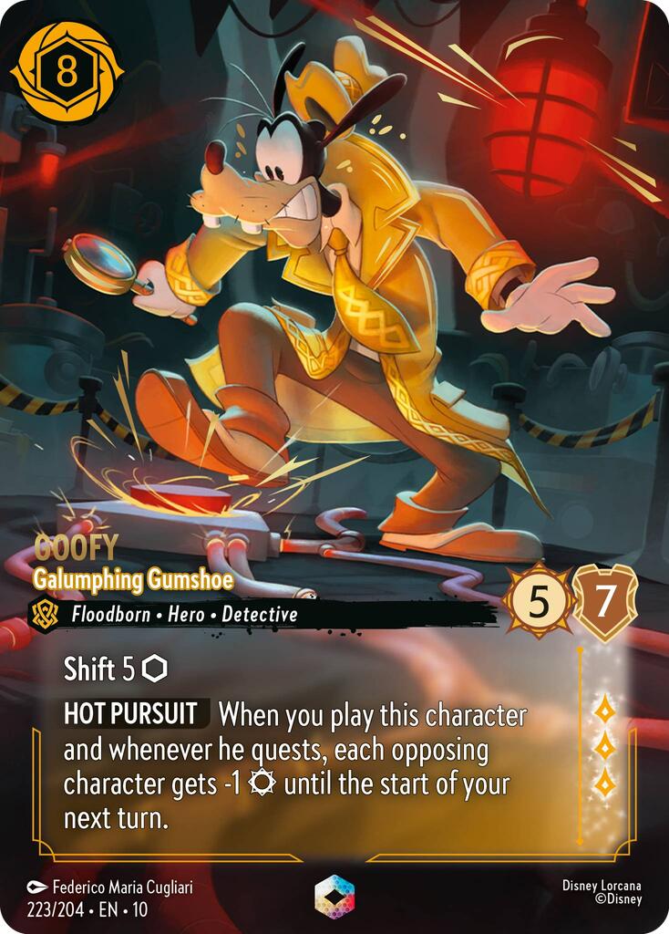 Image of Goofy - Galumphing Gumshoe (Enchanted) (223/204) [Whispers in the Well]
