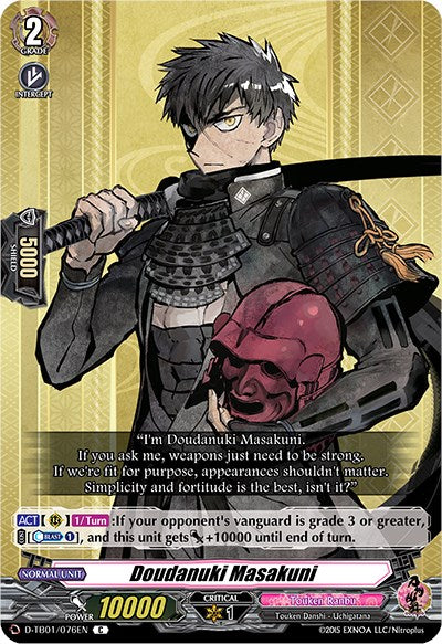 Image of Doudanuki Masakuni (D-TB01/076EN) [Touken Ranbu: ONLINE 2021]