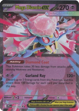 Image of Mega Diancie ex (041/094) [Mega Evolution: Phantasmal Flames]
