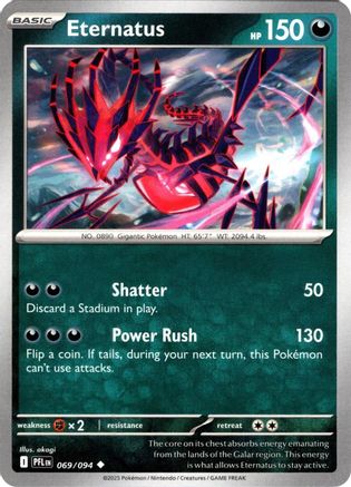Image of Eternatus (069/094) (Reverse Holo) [Mega Evolution: Phantasmal Flames]
