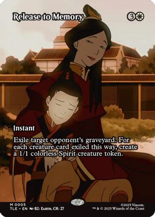 Image of Release to Memory (Borderless) [Avatar: The Last Airbender: Eternal-Legal]