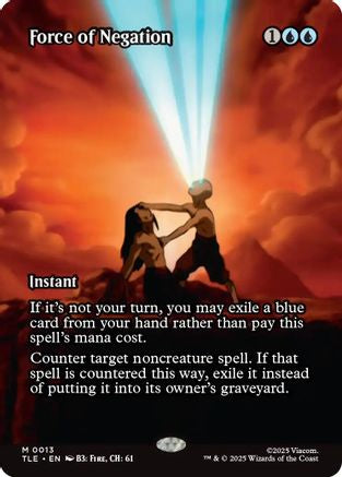 Image of Force of Negation (Borderless) [Avatar: The Last Airbender: Eternal-Legal]
