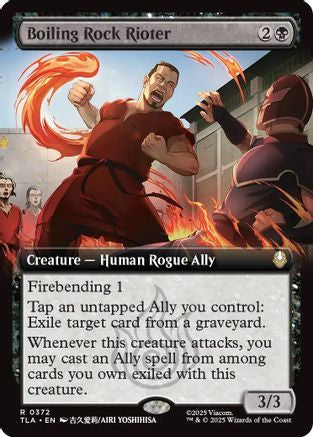 Image of Boiling Rock Rioter (Extended Art) [Avatar: The Last Airbender]