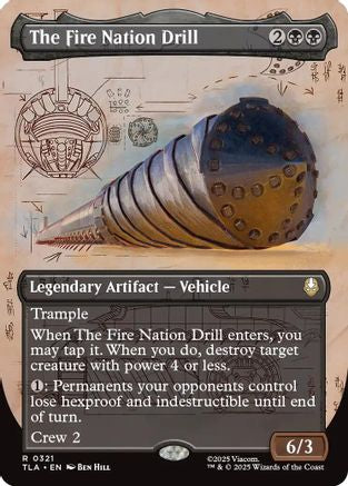 Image of The Fire Nation Drill (Borderless) [Avatar: The Last Airbender]