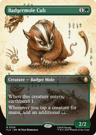 Image of Badgermole Cub (Borderless) [Avatar: The Last Airbender]