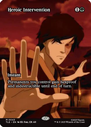 Image of Heroic Intervention (Borderless) [Avatar: The Last Airbender: Eternal-Legal]