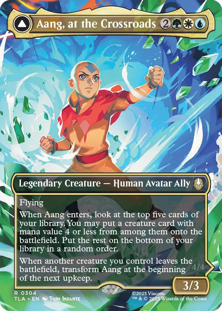 Image of Aang, at the Crossroads (Borderless) [Avatar: The Last Airbender]