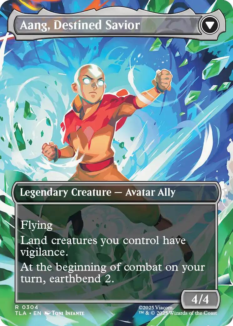 Image of Aang, at the Crossroads (Borderless) [Avatar: The Last Airbender]