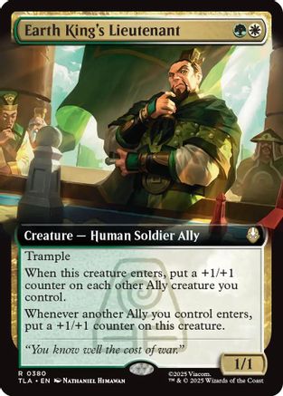 Image of Earth King's Lieutenant (Extended Art) [Avatar: The Last Airbender]
