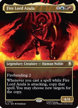 Image of Fire Lord Azula (0334) (Borderless) [Avatar: The Last Airbender]