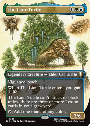 Image of The Lion-Turtle (Borderless) [Avatar: The Last Airbender]