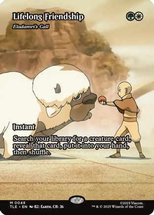 Image of Lifelong Friendship - Eladamri's Call (Borderless) [Avatar: The Last Airbender: Eternal-Legal]