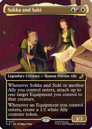 Image of Sokka and Suki (Borderless) [Avatar: The Last Airbender: Eternal-Legal]