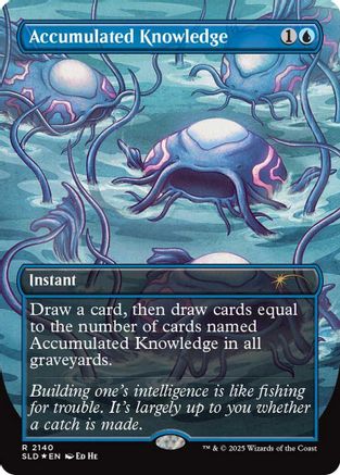 Image of Accumulated Knowledge (SLD-2140) - Secret Lair Drop Series Foil