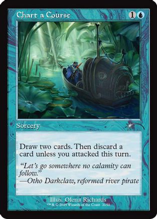 Image of Chart a Course (Retro Frame) (SLD-2150) - Secret Lair Drop Series