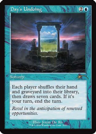 Image of Day's Undoing (Retro Frame) (SLD-2153) - Secret Lair Drop Series