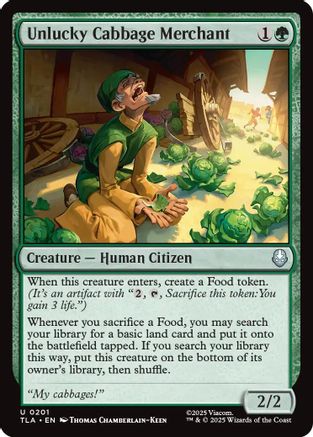 Image of Unlucky Cabbage Merchant [Avatar: The Last Airbender]