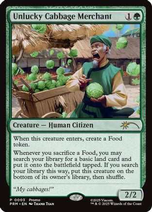 Image of Unlucky Cabbage Merchant [Wizards Play Network 2025]
