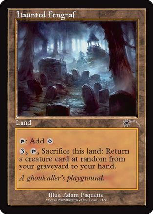 Image of Haunted Fengraf (Retro Frame) (SLD-2160) - Secret Lair Drop Series