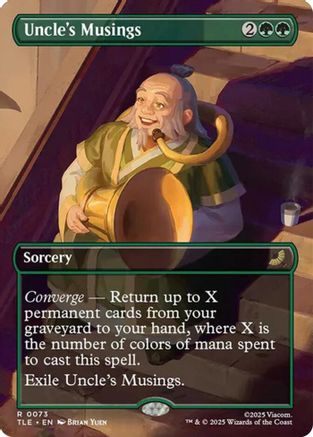 Image of Uncle's Musings (Borderless) [Avatar: The Last Airbender: Eternal-Legal]