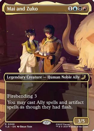 Image of Mai and Zuko (Borderless) [Avatar: The Last Airbender: Eternal-Legal]