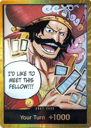 Image of DON!! Card (Gol.D.Roger) (Gold) [Carrying On His Will]