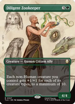 Image of Diligent Zookeeper (Borderless) [Avatar: The Last Airbender]