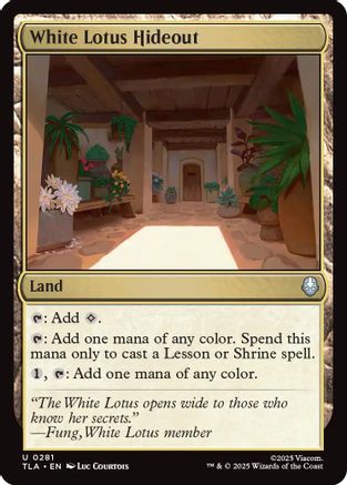 Image of White Lotus Hideout [Avatar: The Last Airbender]