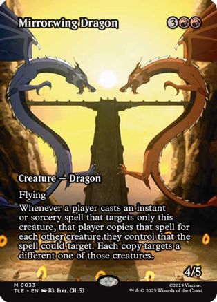 Image of Mirrorwing Dragon (Borderless) [Avatar: The Last Airbender: Eternal-Legal]