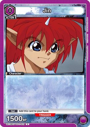 Image of Jin (013) (Box Topper Foil) (UE13BT/YYH-1-013) - UE13BT Yu Yu Hakusho Ghost Files Foil