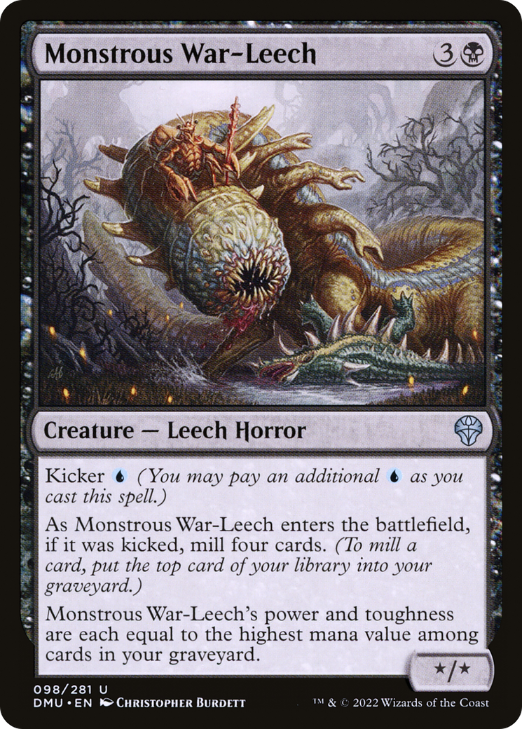 Image of Monstrous War-Leech [Dominaria United]