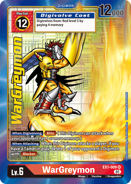 Image of WarGreymon [EX1-009] (Alternate Art) [Classic Collection]