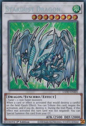 Image of Stardust Dragon [L5DD-ENS01] Secret Rare