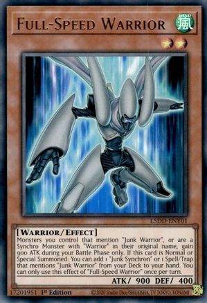 Image of Full-Speed Warrior [L5DD-ENY01] Ultra Rare