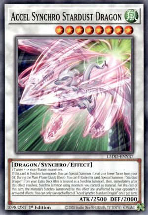 Image of Accel Synchro Stardust Dragon [L5DD-ENY37] Common